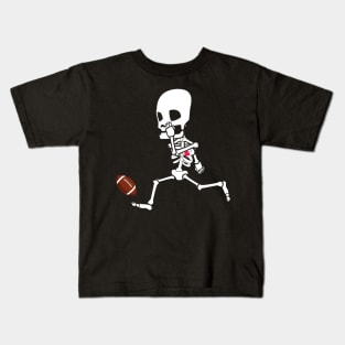 Football skeleton halloween Kids T-Shirt